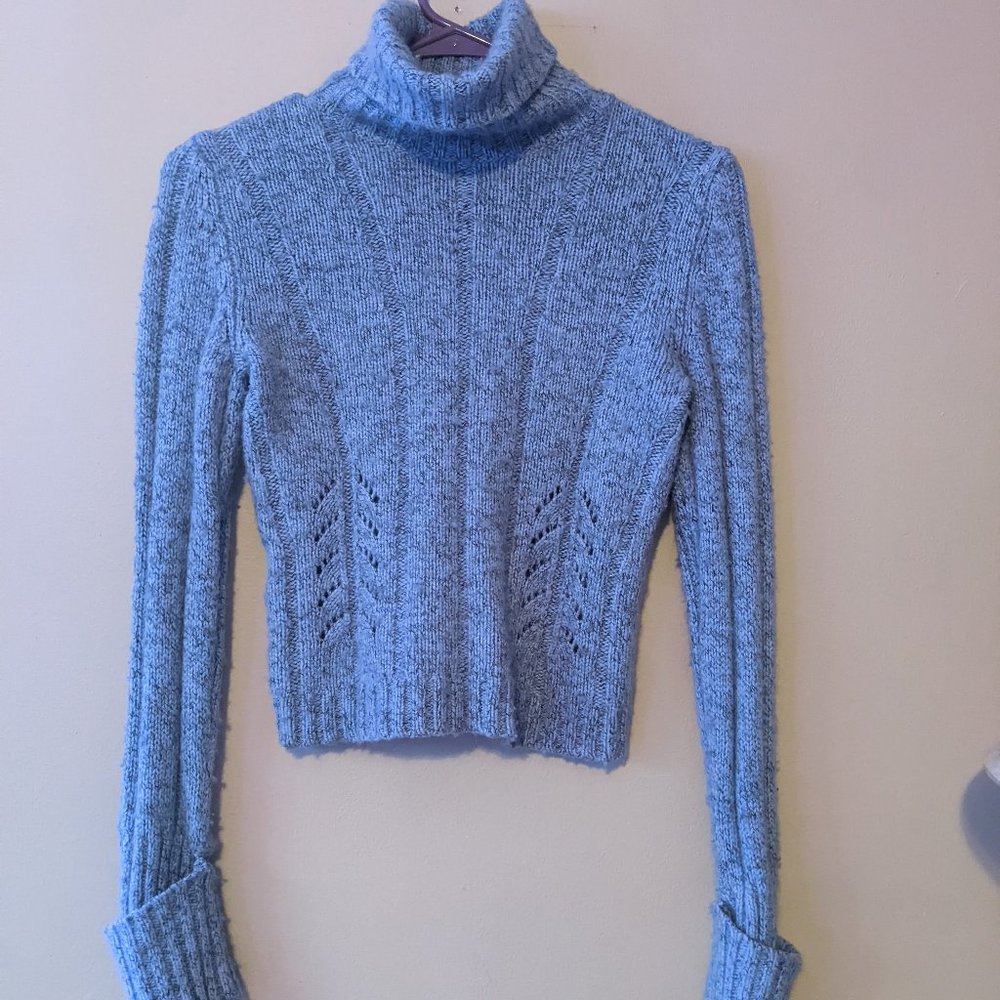 Vintage Express Turtleneck Periwinkle Sweater XS